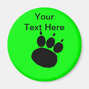 Pet Sitting Services Paw Print Magnet