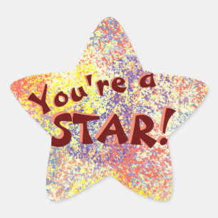Pet Star Bonny Bunnies "You're a Star!" Sticker