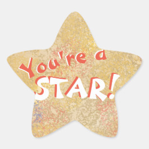 Pet Star Sunset Pony "You're a Star!" Sticker