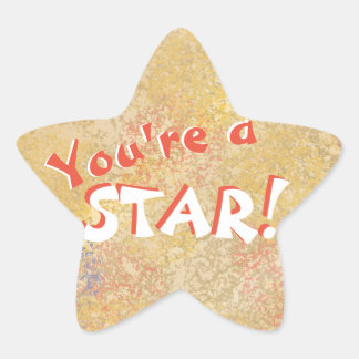 Pet Star Sunset Pony "You're a Star!" Sticker