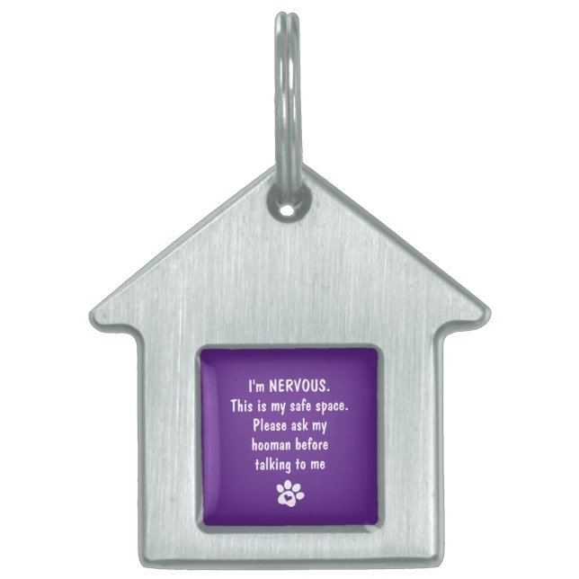 Pet Stroller Sign ID Tag (Front)