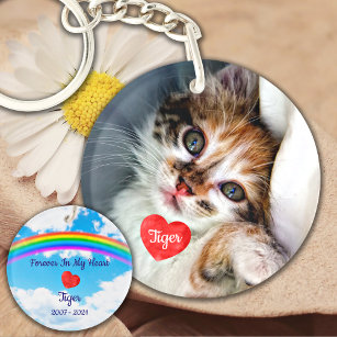 Pet Sympathy - 4MKRB Cat Lover Gift - Pet Memorial Keychain