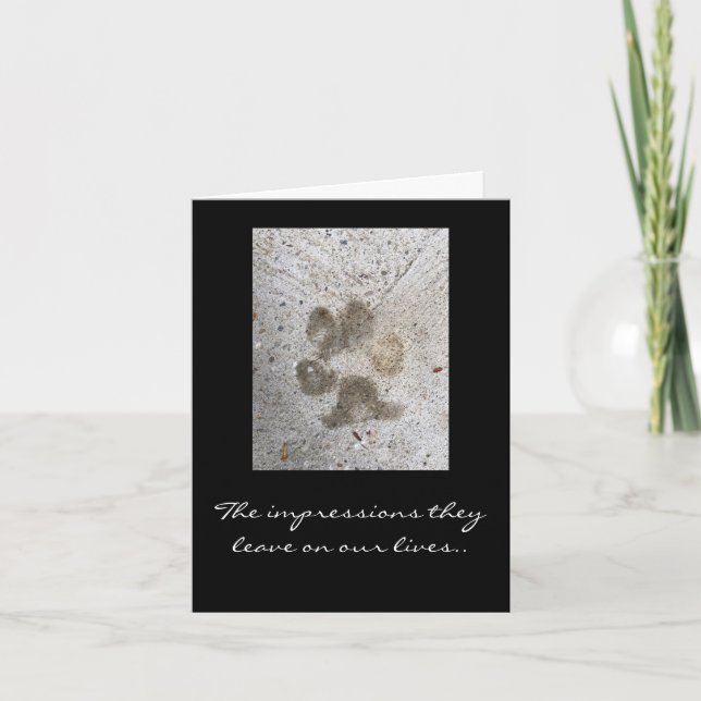 Pet Sympathy Card (Front)
