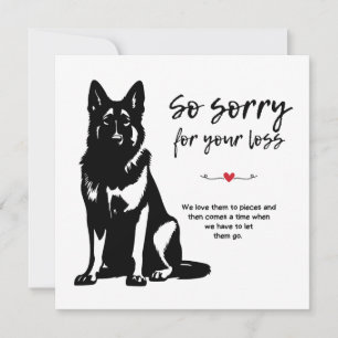 Pet Sympathy Card