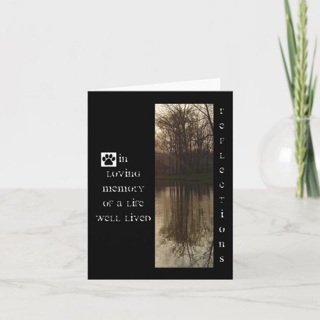 Pet Sympathy Card (Front)