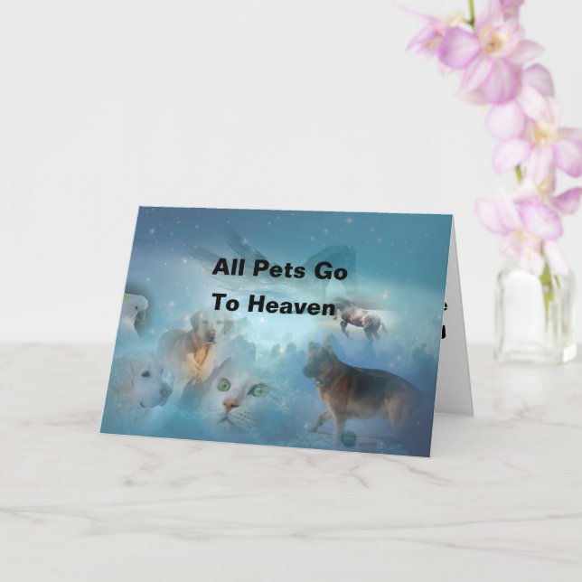 Pet  Sympathy Card (Orchid)