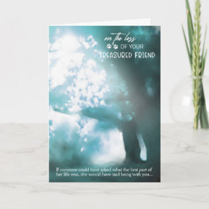 Pet Sympathy Card - Loss of Treasured Friend