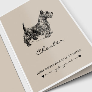 Pet Sympathy Cards   Best Friend Fox Terrier