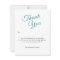 Pet Sympathy Thank You Response Photo Flat Card