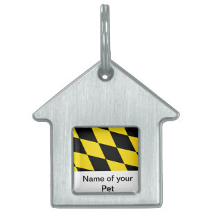 Pet Tag with Flag of Munich, Germany