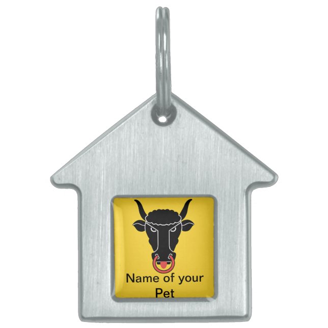 Pet Tag with Flag of Uri, Switzerland (Front)
