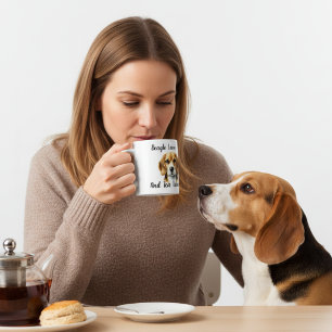  Pet Tea Time Brown beagle Personalize Coffee Mug
