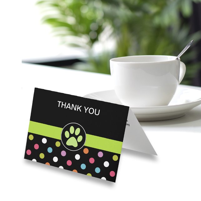 Pet Thème Business Merci Cartes (Créateur téléchargé)