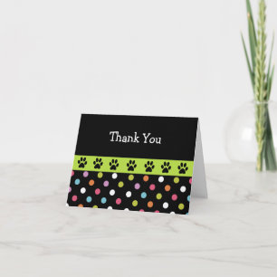 Pet Theme Fun Business Thank You Cards