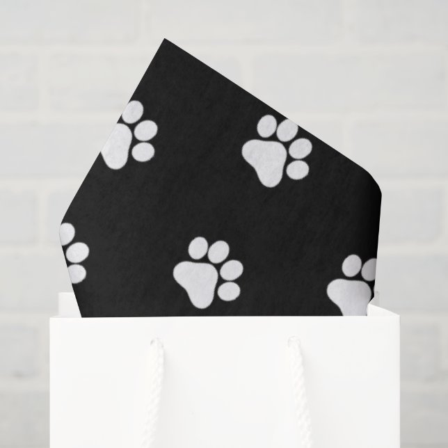 Pet Theme Paw Pattern Tissue Paper Decorative Wrap (Gift Bag)
