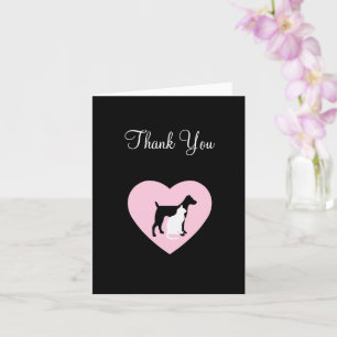 Pet Thème Personnalisé Merci Cartes