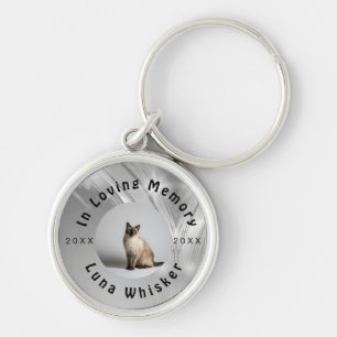 Pet Timeline Photo Memory Frame Art Keychain