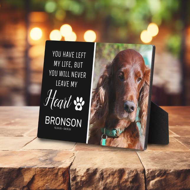 Pet Tribute | Dog Remembrance Keepsake Plaque (Creator Uploaded)