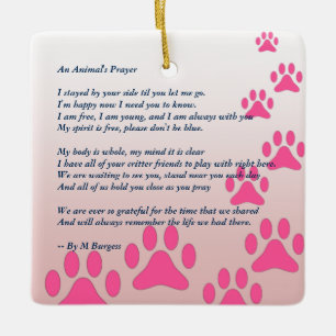 Pet Tribute / Memorial - Ceramic Ornament