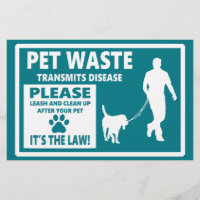 PET WASTE - Courtesy Notice