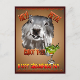 PETA! Robot This! Postcard