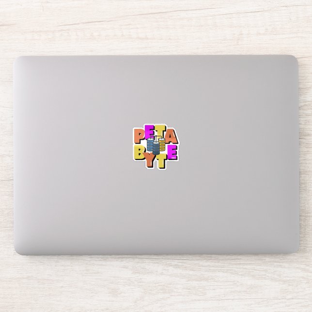 Petabyte Data Measurement Unit Sticker (Computer)