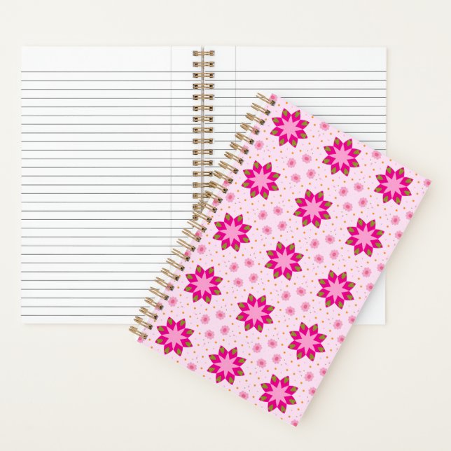 Petal Blossom Confetti pattern Notebook (Inside)