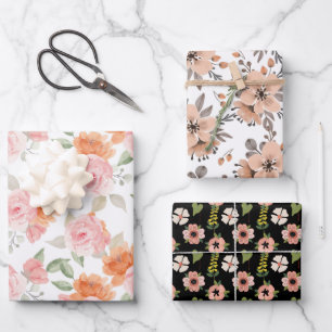 Petal Blush & Bloom 3 Wrapping Paper Sheet