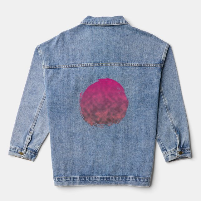 Petal Collapse Denim Jacket (Back)