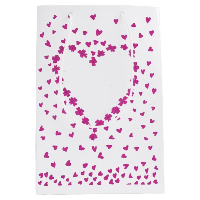 Petal Heart Gift Bag (Front)