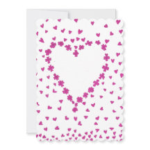 Petal Heart Invitation