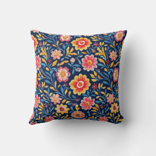 Petal Kissed Morning 16x16 Throw Pillow