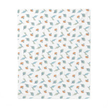 Petal Leaves Throw Blanket