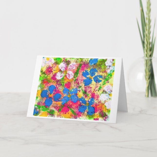 Petal Me Perfect Greeting Card < Blank Inside> (Front)