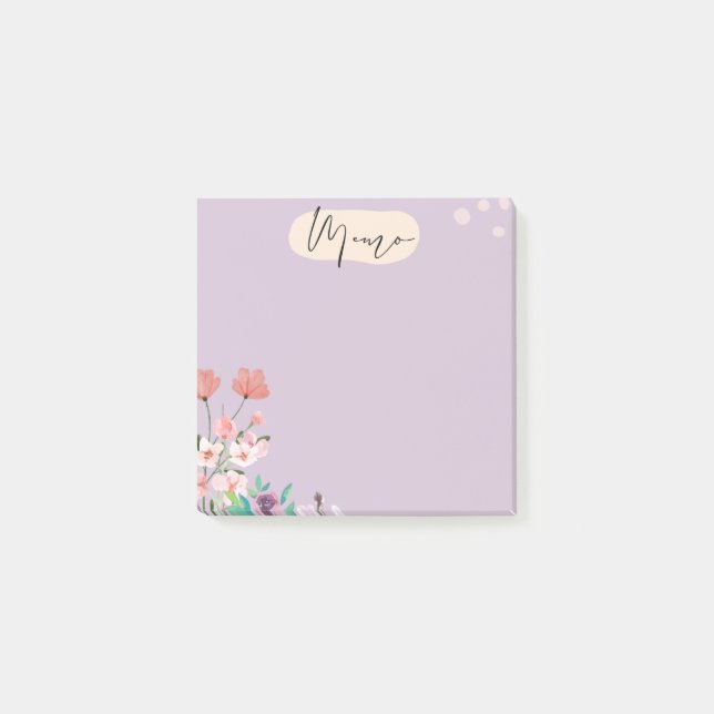 Petal Memo Quartet Post-it Notes (Front)
