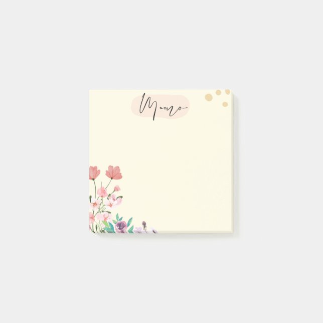 Petal Memo Quartet Post-it Notes (Front)