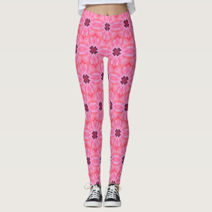 Petal Mirage Floral Seamless Pattern Leggings