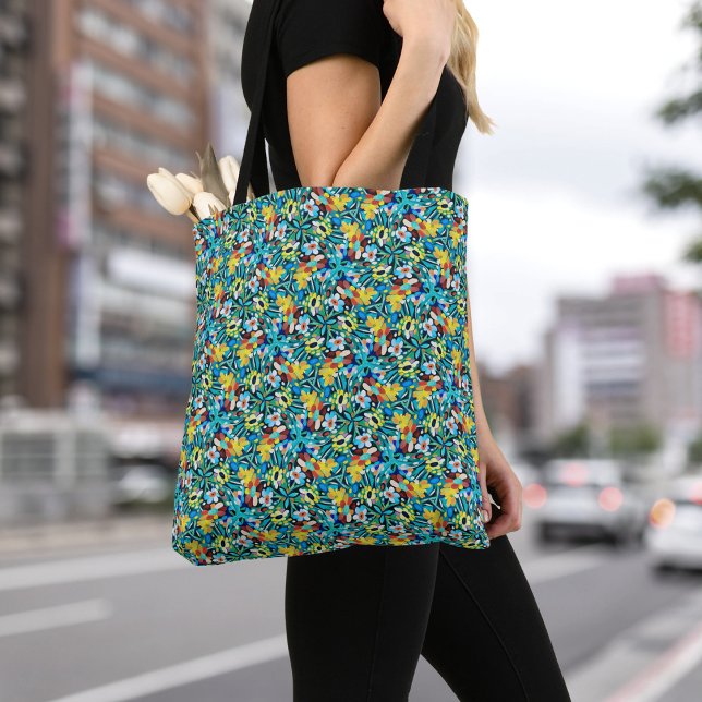 Petal Party Pattern Tote Bag (Creator Uploaded)