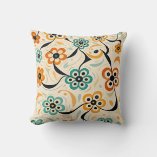 Petal Path Throw Pillow