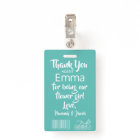 Petal Patrol Flower Girl Badge