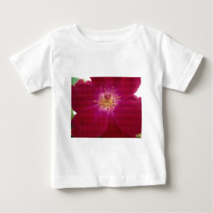Petal Perfection: Chequered Rose Petal Pattern Art Baby T-Shirt