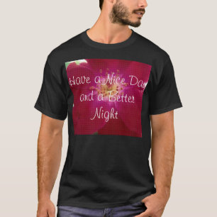 Petal Perfection: Chequered Rose Petal Pattern Art T-Shirt