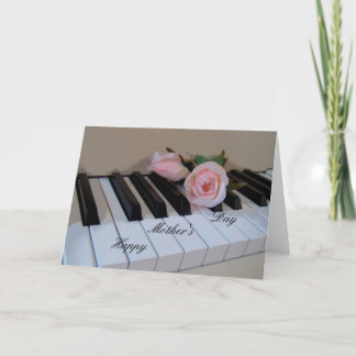 Petal Pink Keys Holiday Card