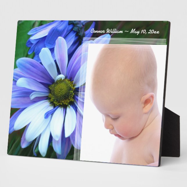Petal Pleasure Personalized Photo Plaque (Side)