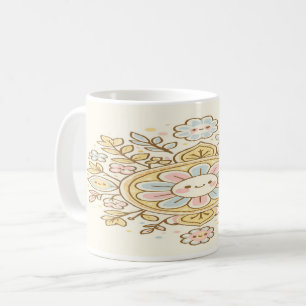  “Petal Pop: Smiles in Every Sip”  Coffee Mug