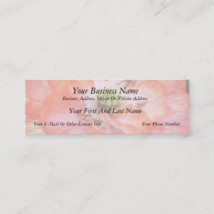 Petal Power - Ruffled Poppy Mini Business Card