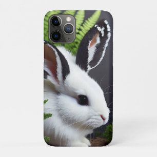 Petal The Black And White Bunny,  iPhone 11 Pro Case