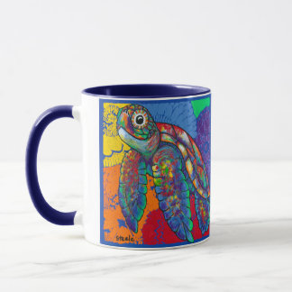 Pétale la tortue de la paix Boisson Mug