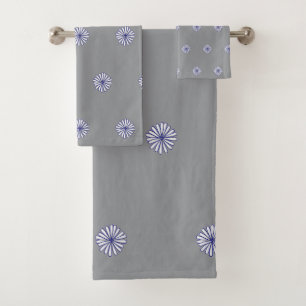 Pétales blancs Cadeau gris Décoration de la maison