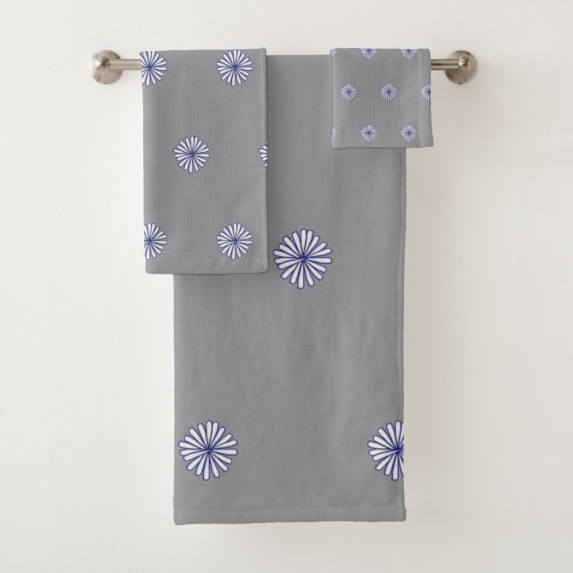 Pétales blancs Gris Cadeau Décor maison (En situation)